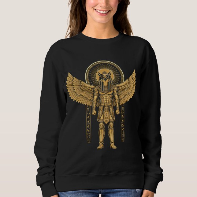 Sudadera Horus con Disco Solar (Anverso)