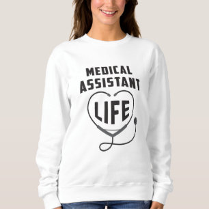 Sudadera Hospital de Medicina de Auxiliar Médico Médica de 