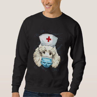 Sudadera Hospital Poodle ER Nurse LPN RN Nurse Life Puppy D