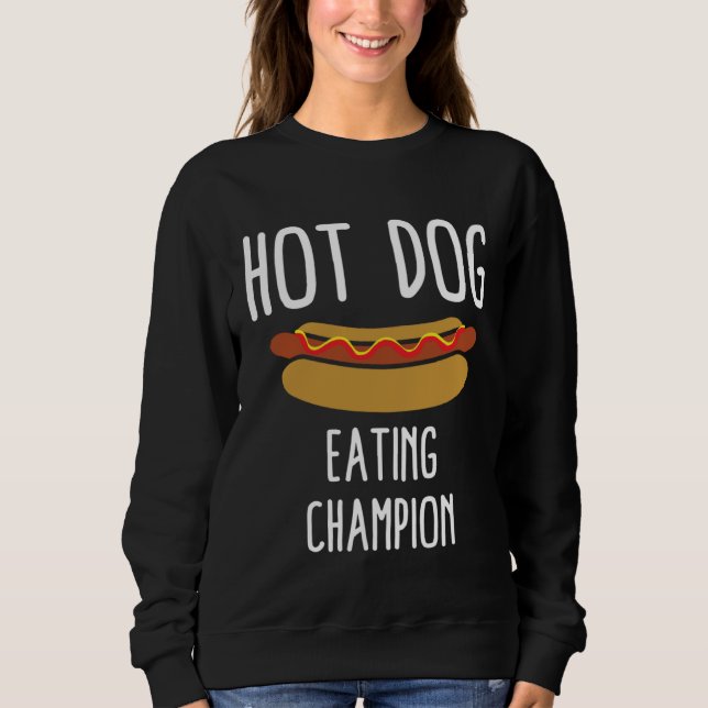 Sudadera Hot Dog Eating Champion (Anverso)