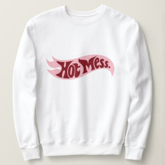 Sudadera Hot Mess | Cuello de tripulación gráfico