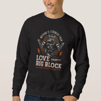 Sudadera Hot Rod Mechanic  Big Block Quote Vintage Rat Rod