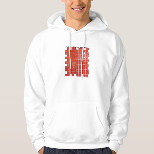 Sudadera Hot Springs, AR Tejas Rojas Regalos Central Ave (Anverso)