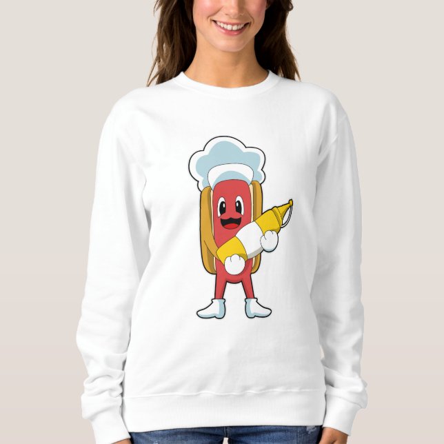 Sudadera Hotdog con Mustard (Anverso)