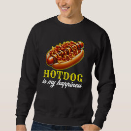 Sudadera hotdog es mi felicidad