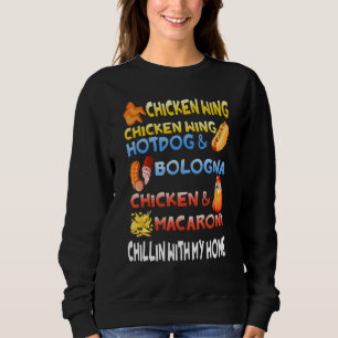 Sudadera Hotdog Y Niños De Bolonia De Gallina De Pollo Wing