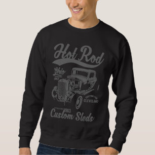 Sudadera Hotrod Cleveland Ohio Nostalgia Automotriz Angusti