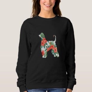 Sudadera Hound afgano Aloha Perro Hawaiano