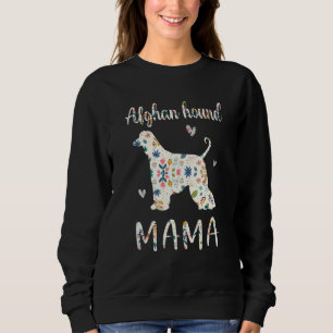 Sudadera Hound Afgano Mama Floral Dog Mom Love