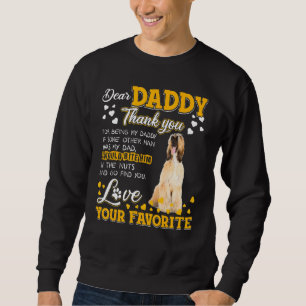 Sudadera Hound Afgano Querido Papi Gracias Por Ser Mi Padre
