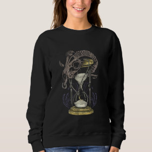 Sudadera Hourglass Skull Sheep Time Travellers Science Fict