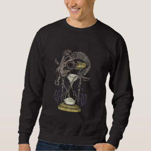 Sudadera Hourglass Skull Sheep Time Travellers Science Fict