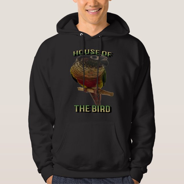 Sudadera House Of The Bird Green Cheek Conure Parrot Love f (Anverso)