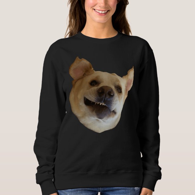 Sudadera Houston Photo Yellow Lab Derp Face (Anverso)