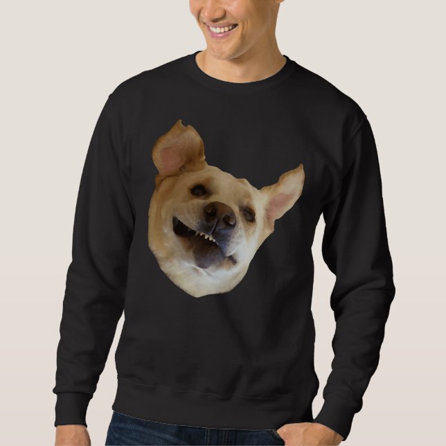 Sudadera Houston Photo Yellow Lab Derp Face (Anverso)