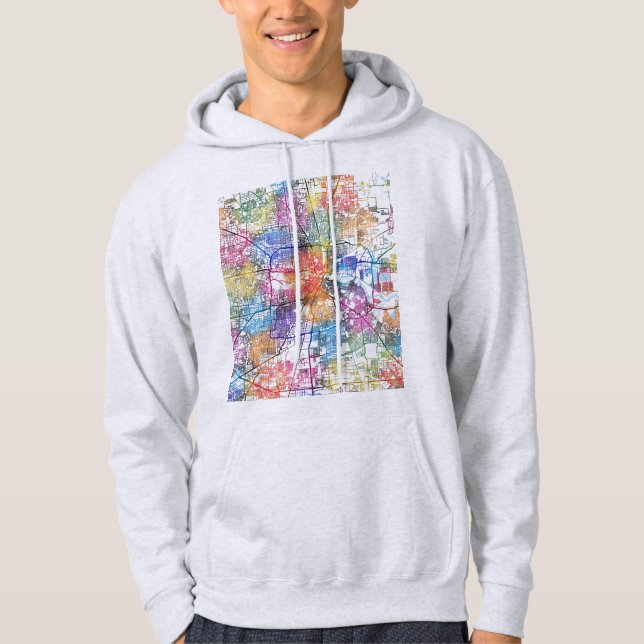 Sudadera Houston Texas City Map (Anverso)
