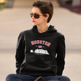 Sudadera Houston Texas Modern Skyline Design