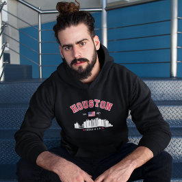 Sudadera Houston Texas Modern Skyline Design