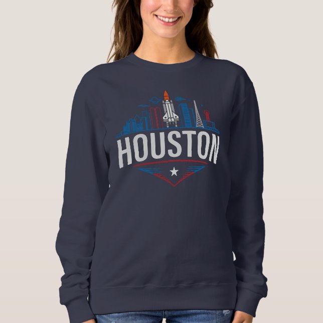 Sudadera Houston Texas United States of America (Anverso)