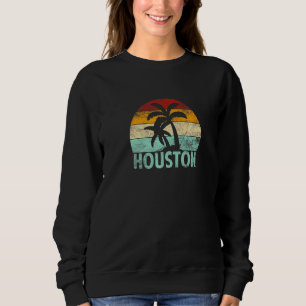 Sudadera Houston Usa Vintage Años 70 80 Retro Recuerdo Vaca