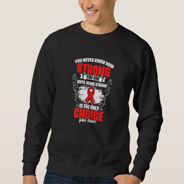 Sudadera How Strong You Are Hemophilia Support Hemophilia S (Anverso)