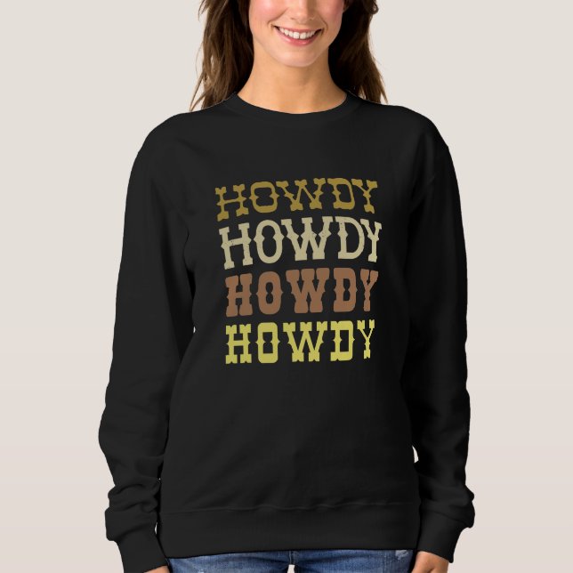 Sudadera Howdy (Anverso)
