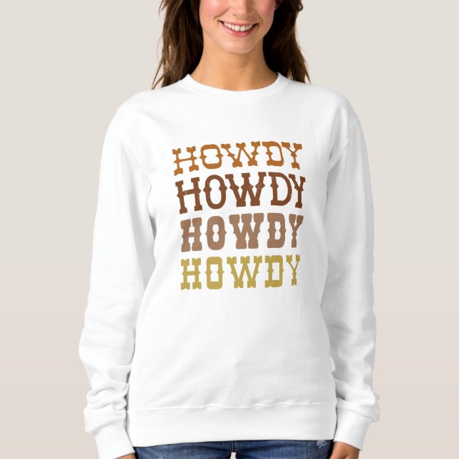 Sudadera Howdy (Anverso)