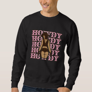 Sudadera Howdy Cowgirl Horse Riding Western Rodeo Farm Chic