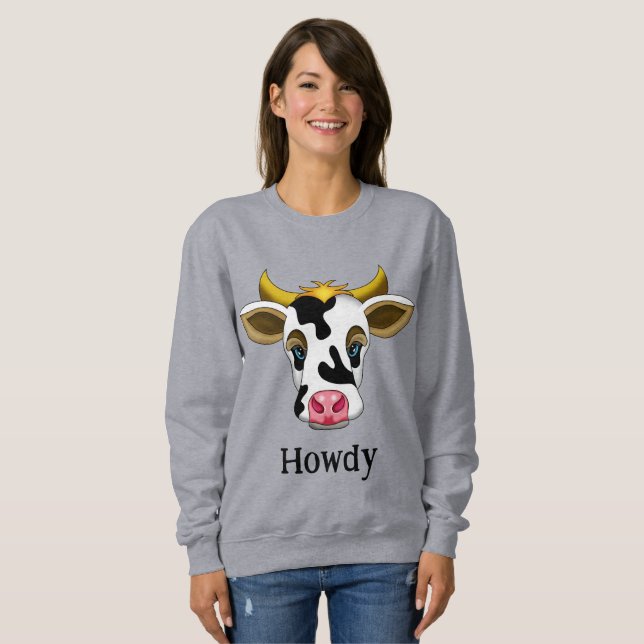 Sudadera Howdy | Cute Cow (Anverso completo)