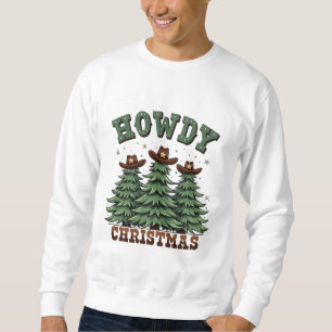 Sudadera Howdy Navidades Cactus Western Xmas