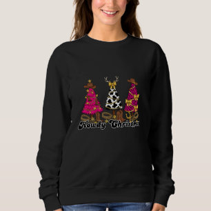 Sudadera Howdy Navidades Cowgirl Sweatshirt