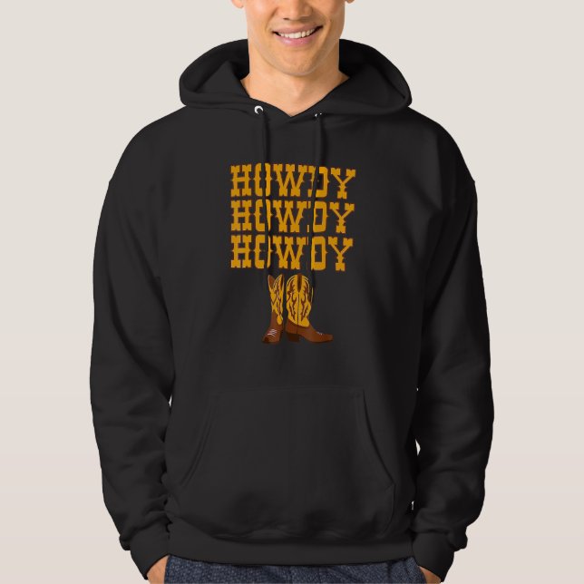 Sudadera Howdy Rodeo Western Country Southern Cowgirl  5 (Anverso)