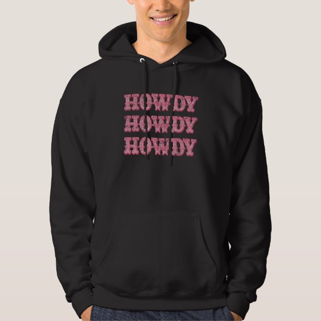 Sudadera Howdy Southern Western Girl Country Rodeo Cowgirl (Anverso)