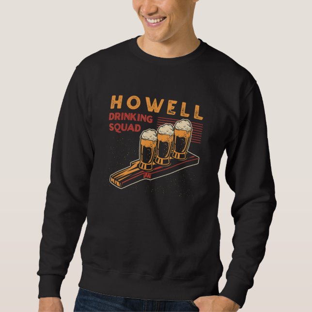 Sudadera Howell Drinking Squad Michigan Beer Mi Booze Alco (Anverso)