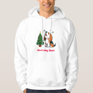 Sudadera Howl-iday Cheer Beagle Con Un Diseño De Árbol De N