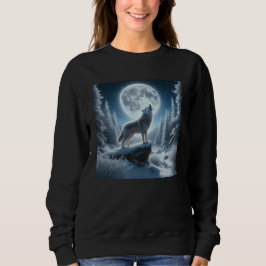 Sudadera Howling Wolf In Winter