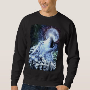 Sudadera Howling Wolf Moon Wolves Winter