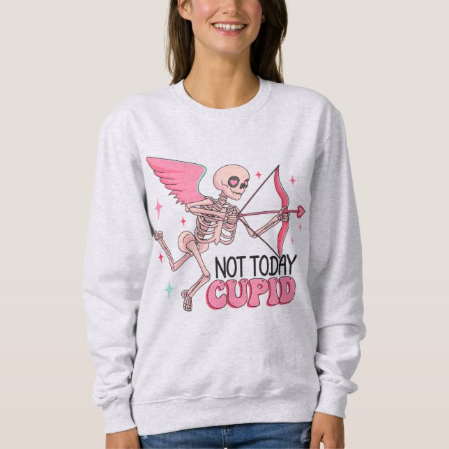 Sudadera Hoy no es gracioso contra San Valentín (Anverso)