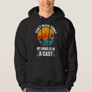 Sudadera Hoy no puedo trabajar Mi brazo está en una vena de