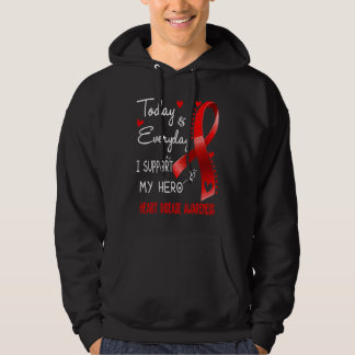 Sudadera Hoy y Todos los Días Apoyo a Mi Héroe Enfermedad d