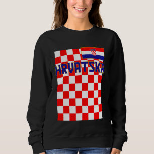 Sudadera Hrvatska, Croacia, Hrvatska zastava, Patr Croata