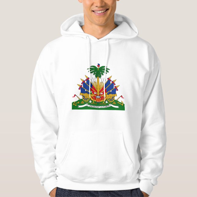 Sudadera HT del escudo de armas de Haití (Anverso)
