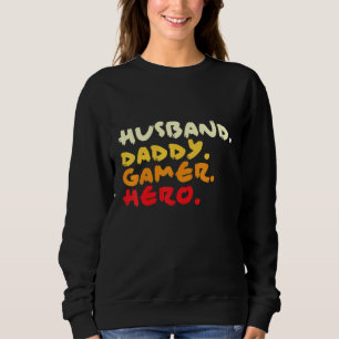 Sudadera Huband Daddy Gamer Hero Guay Gaming Navidades