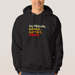 Sudadera Huband Daddy Gamer Hero Guay Gaming Navidades