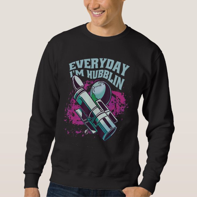 Sudadera Hubble Telescope Espacio Cosmico Astronauta Astral (Anverso)