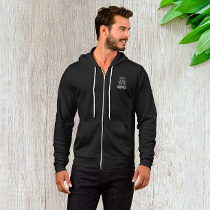Sudadera Huele A Café Mens Full Zip