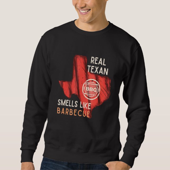 Sudadera Huele A Verdadero Textil Como Parrillada De Barbac (Anverso)