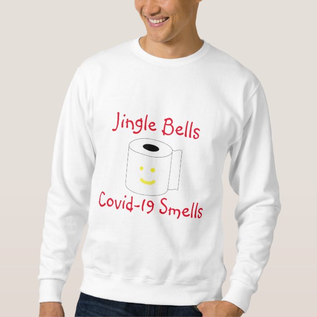 Sudadera Huele jingle Bells Covid-19 (Anverso)