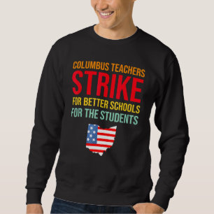 Sudadera Huelga de maestros de escuela de Columbus Ohio OH