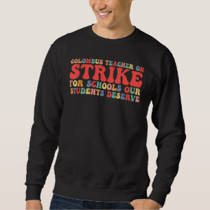 Sudadera Huelga de maestros OH Maestro Columbus Ohio Escuel